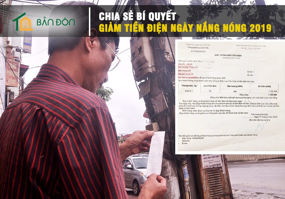 Chia sẻ bí quyết giảm tiền điện ngày nắng nóng 2019