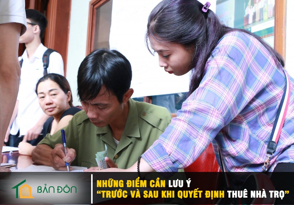 Những điểm cần lưu ý “trước và sau khi quyết định thuê nhà trọ”