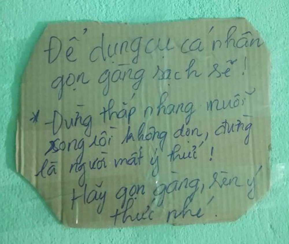 Bảng nội quy nhà trọ có 102 ở Việt Nam