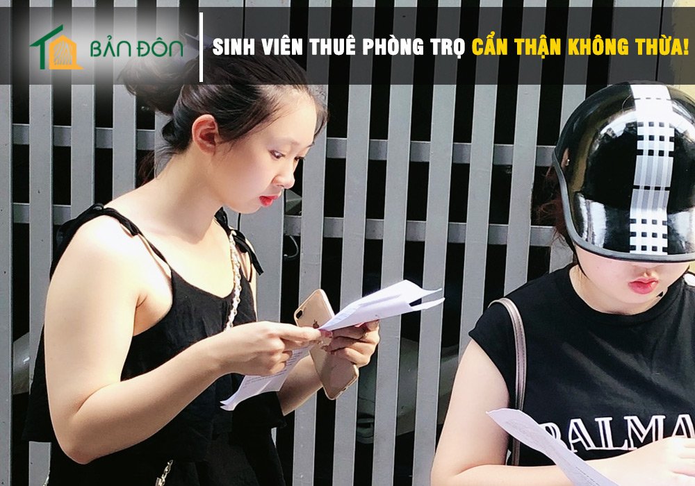 Sinh viên thuê phòng trọ, cẩn thận không thừa!