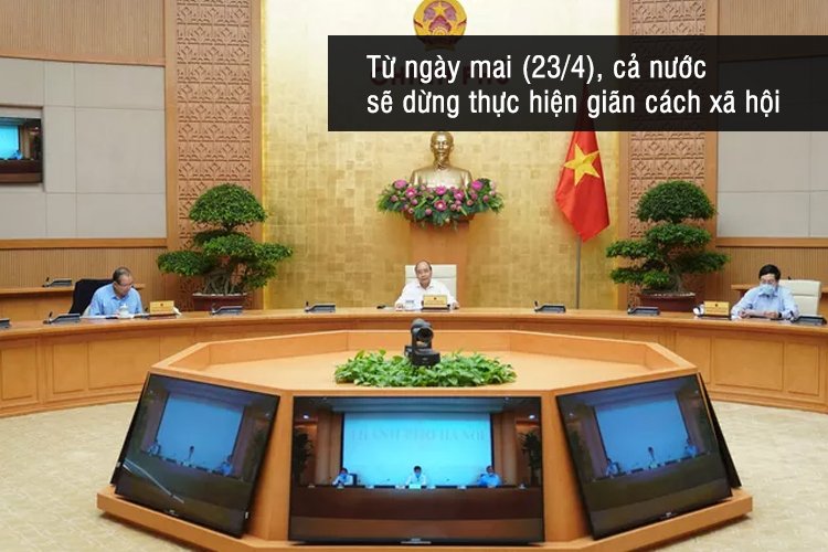 Từ ngày mai (23/4), cả nước cơ bản sẽ dừng giãn cách xã hội