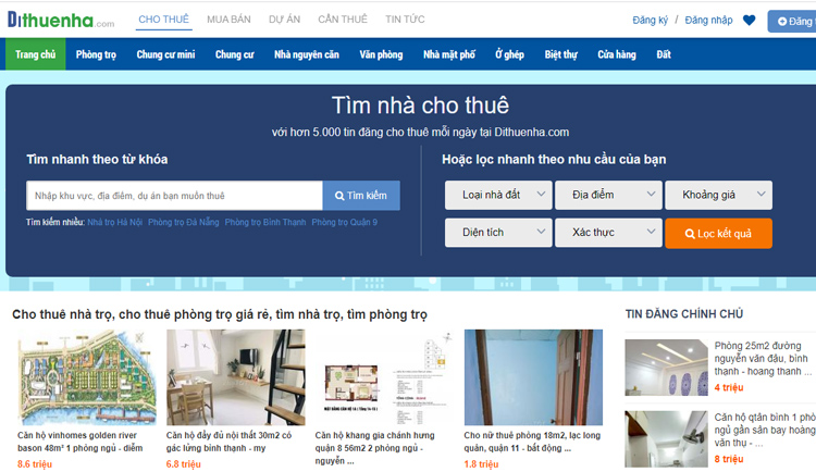 Website tìm nhà trọ uy tín 12