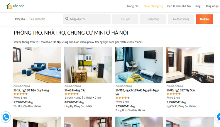 Website tìm nhà trọ uy tín 2
