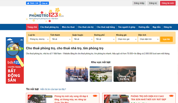 Website tìm nhà trọ uy tín 5