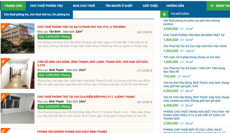 Website tìm nhà trọ uy tín 9